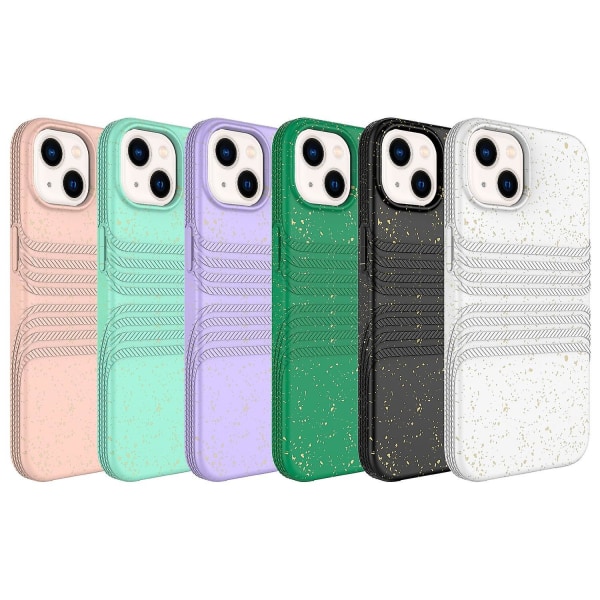 Wheat Straw TPU- case för iPhone 15 Plus Light green