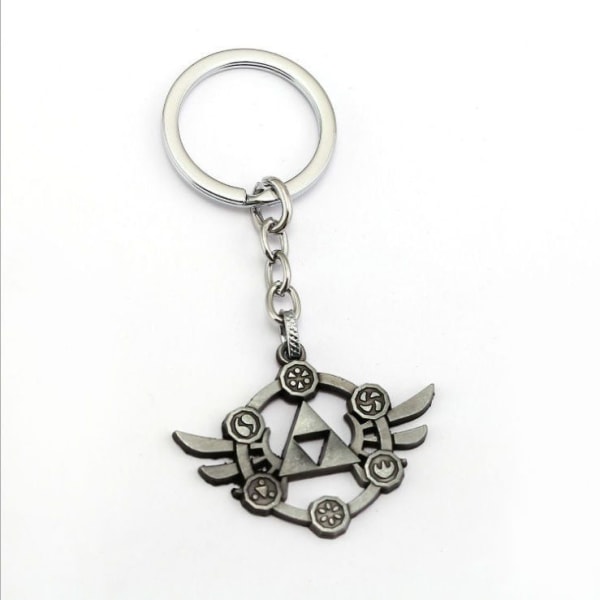Legend of Zelda Nyckelring Wings Helig Triangle Ancient Silver