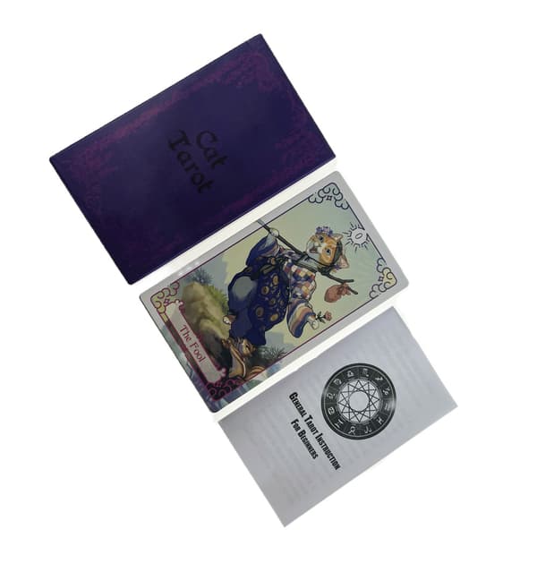 Cat Oracle Tarot Card Spådomskort