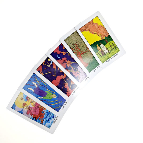 Kosmisk slummer Tarotkort för divination