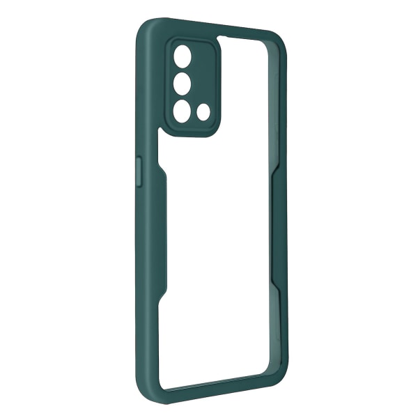 Case för Oppo A74 4G Plexiglas Bak och Polymer Front Green