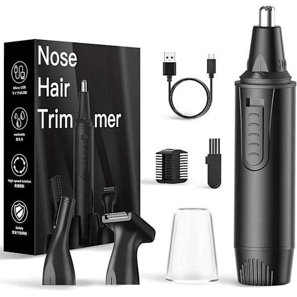 Öron- och näshårstrimmer för män Uppladdningsbar - 2023 Upgrade Professional 3pack