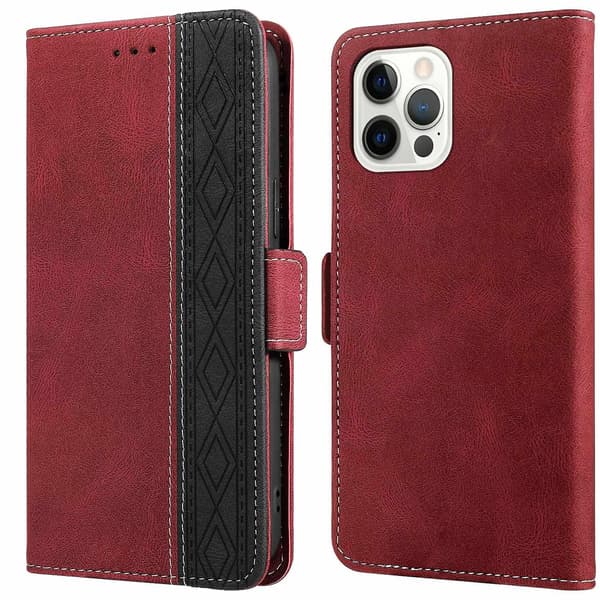 RFID- phone case för iPhone 15 Pro Red