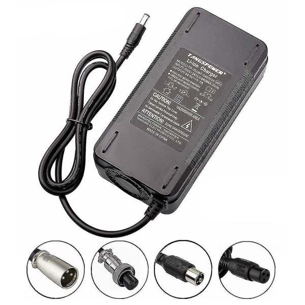 54,6v 3a litiumbatteriladdare Elcykelladdare Kompatibel 13s 48v Li-ion batteriladdare-b 3p gx12 Eu