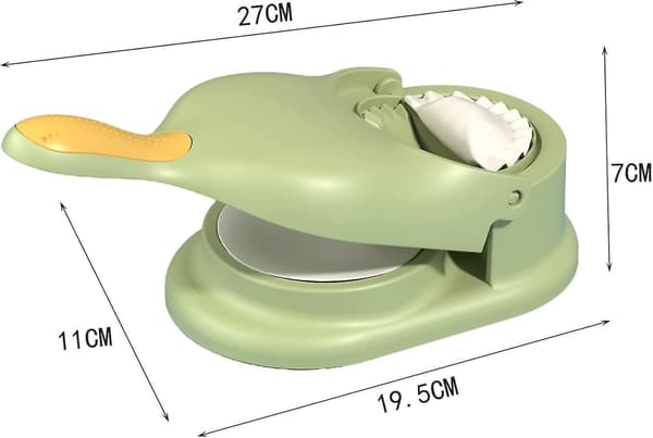 Dumpling Maker 2-i-1 Dumpling Mould, Dumpling Hud Form Manuell degpress, snabb Dumpling Maker Verktyg för hem, kök Blue