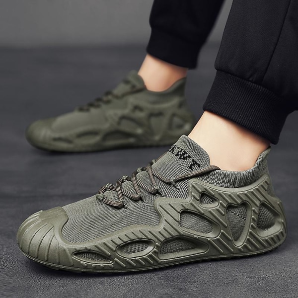 Herr Sneakers Herr Casual Halkfria Barn Sportskor 3Bv9001 Green 44