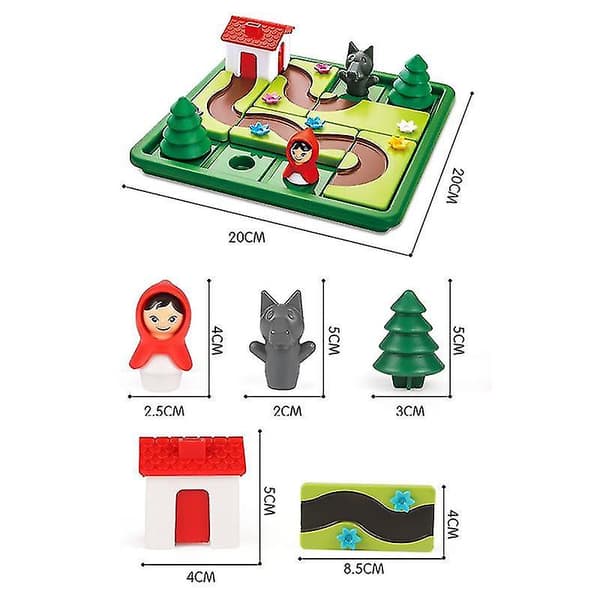 Rödluvan Smart Hide&Seek Brädspel med lösning Skill Building Pussel Logic Game null none