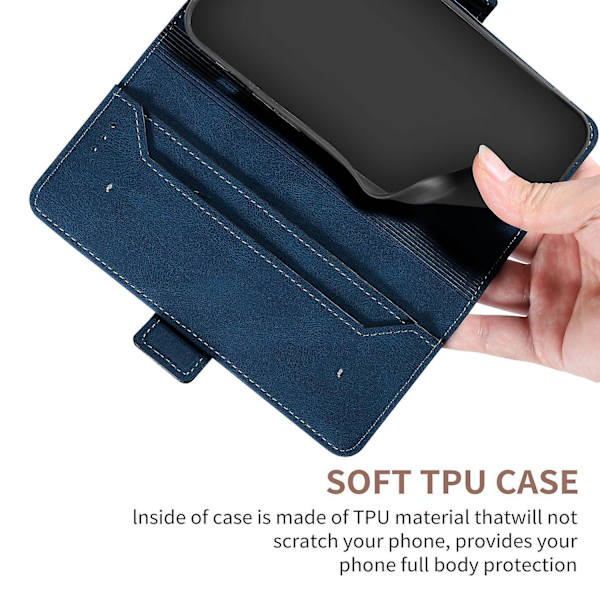 RFID- phone case för iPhone 15 Plus Blue