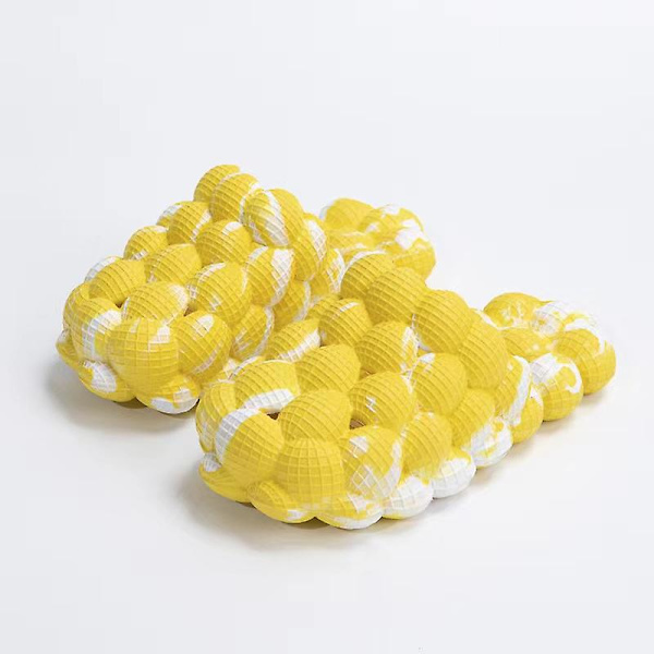 Strandtofflor för män Modesandaler Utomhus Halkfria inomhusskor 3Bc2201 Yellow 41-42