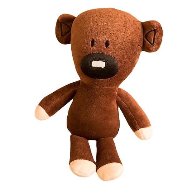 Brun 30 cm Bean Bear Plyschdocka Barnleksakspresent Helt ny