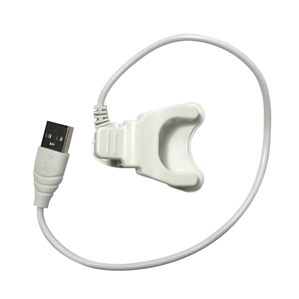 Universal Child Smartwatch USB Power Laddningskabel Laddare Clip 2 Pin Space 9mm White