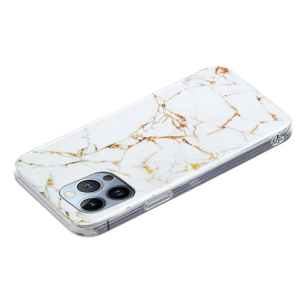 Marble TPU phone case för iPhone 15 Pro White