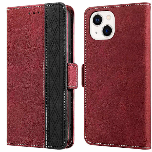 RFID- phone case för iPhone 15 Red