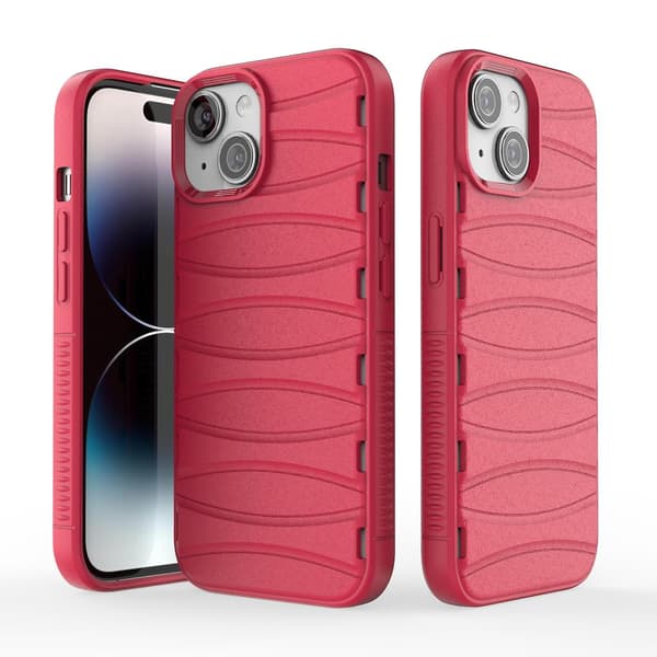 Värmeavledning phone case för iPhone 15 Red