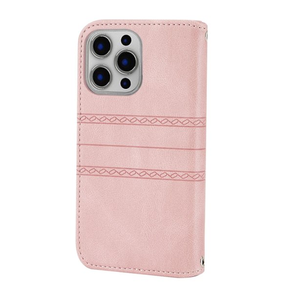 Präglat case för iPhone 15 Plus Pink