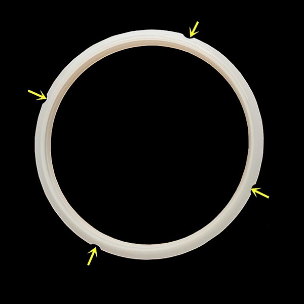 2/2,8/4/5/6l silikongryta tätningsring Byte för elektrisk tryckkokare 2.8L
