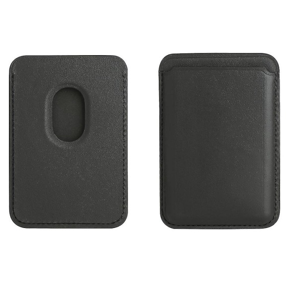 1 st magnetisk plånbok kompatibel med Apple Magsafe, stretchigt tyg mobiltelefonkorthållare för baksidan av telefonen som telefonplånbok på Compa null none