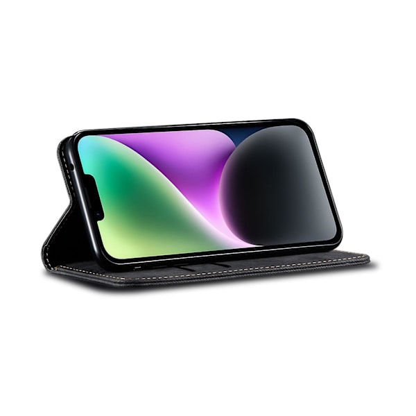 Denim Texture Case för iPhone 15 Plus Black