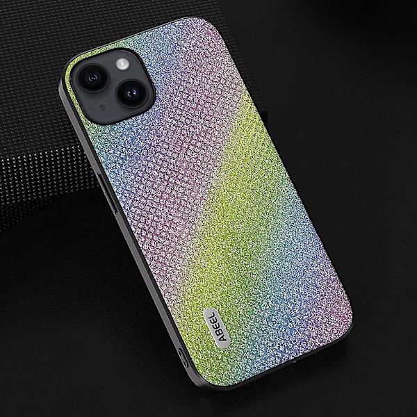Diamond Black Edge phone case för iPhone 15 Multicolor