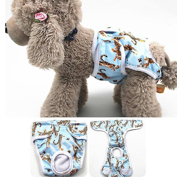 Paket med 3 återanvändbara tvättbara hundblöjor, högabsorberande hundfysiologiska byxor Sanitetsblöja Trakasserier av husdjur Förebyggande Fysiologisk Pa null none