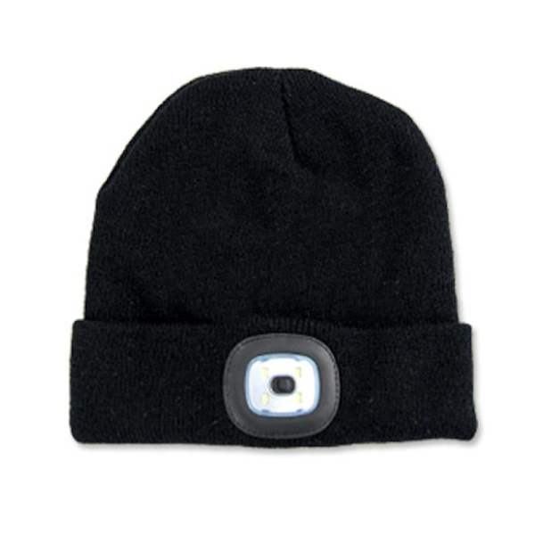 Led Beanie Hat Batteri Power Stickad Hatt Med Ljus För Utomhus Fiske Fotvandring