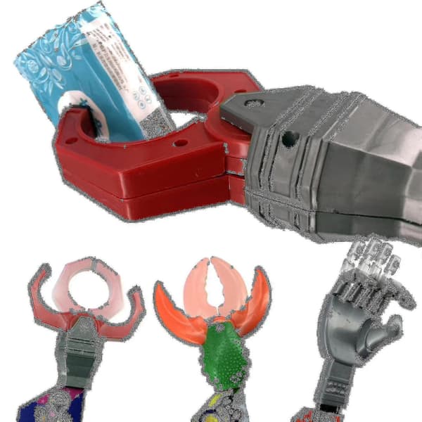 Sinknap Grabber Toy Creative Magic Props Lättvikts Early Learning Grabber Toy för hemmet Random Color Long Robot Hand