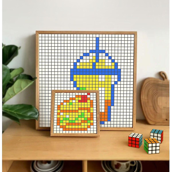 [funcube]gan Mosaic Cube 6x6x6 Pussel Cube Gan Mosaic Cube 10x10x10 Kreativ kub Mosaik Dekorativa målningar Kreativ byggnad null none