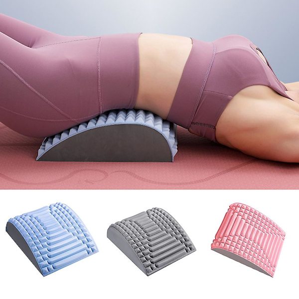 Rygg Magic Bår Smärtlindring i ländryggen Spine Massager Support Posture Relief Gray
