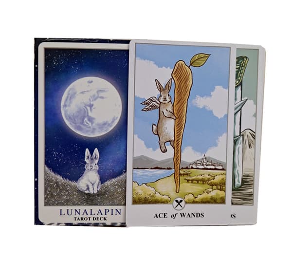 Lunalapin Rabbit Oracle Tarot Card Spådomskort
