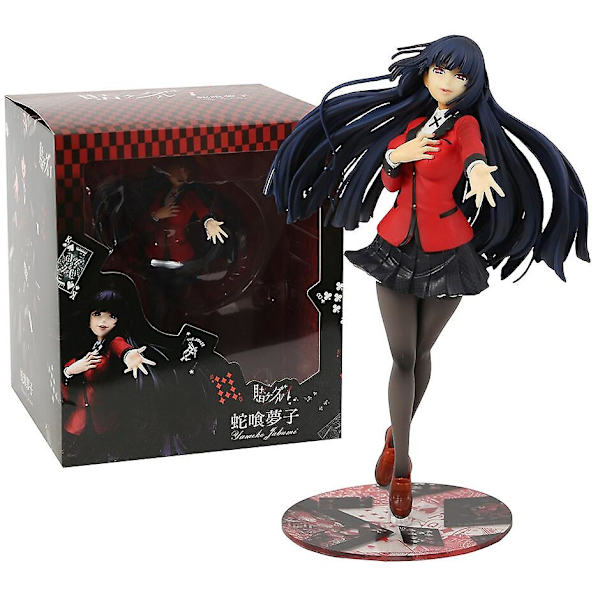 Kakegurui 2:a säsongen Mary Saotome Jabami Yumeko 1/8 Skala Pvc Figur Samlarmodell Leksak Yumeko box