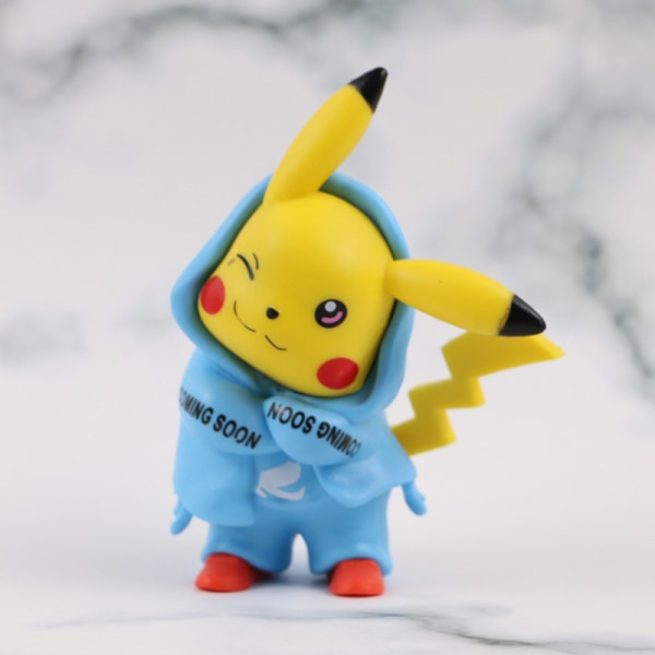 Pikachu hantverk Chaopai Bikachu Blå