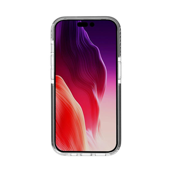 Transparent phone case för iPhone 15 Pro Max Black