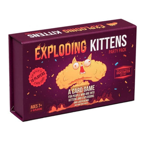 Explosion Kittens brætspil komplet sæt samling med flere udvidelser, Exploding Kittens kort bordspil English - Music Cat
