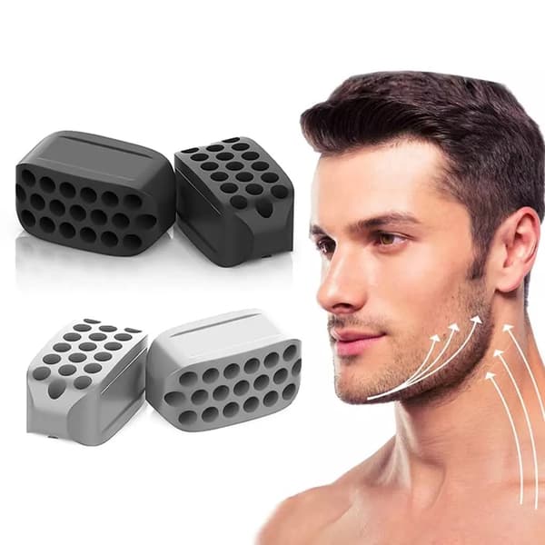 Ansiktsmasseter silikontrener for forming av ansiktsmassetermuskler Fourth generation white