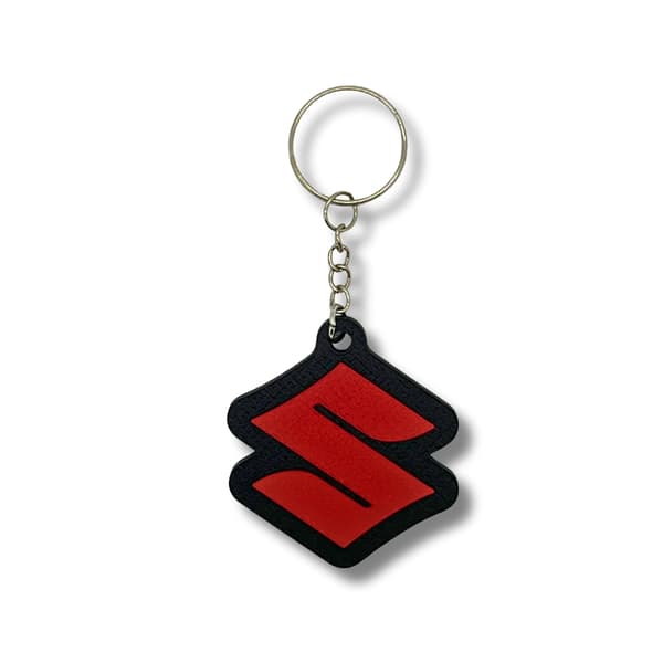 Nøkkelring emblem tilbehør for Suzuki Svart M