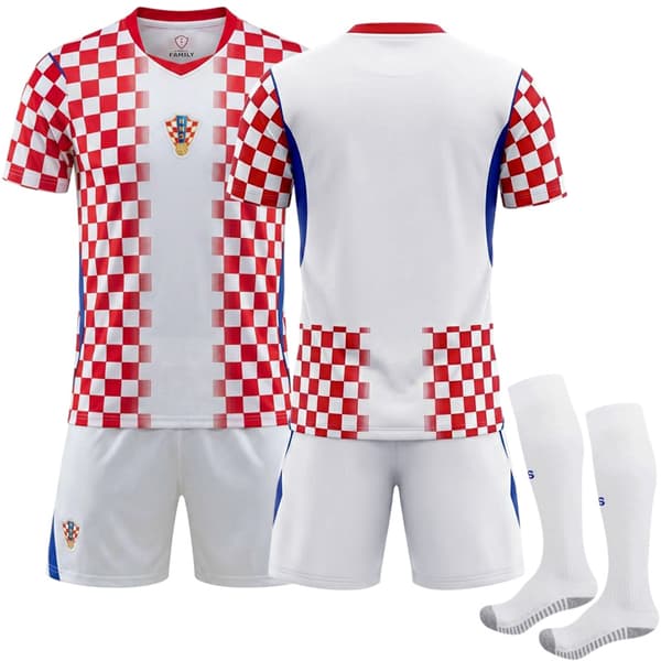 VM 2026 Kroatia Vert for Barn og Voksne NO.10 modric 24