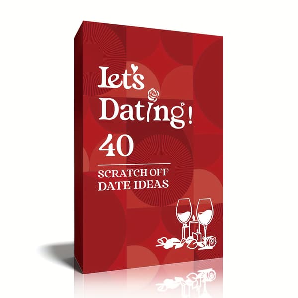 Datenightaadventure: Helt engelskt dejtkortspel för familjesammankomster Let's Date [red]