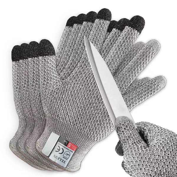 Anti-kutthansker klasse 5 grey one size fits all