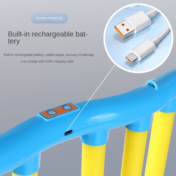 Konsentrasjonsgripestikkmaskin for barn, sensorisk integrasjonstrening, interaktive leker for foreldre og barn Blue USB charging version