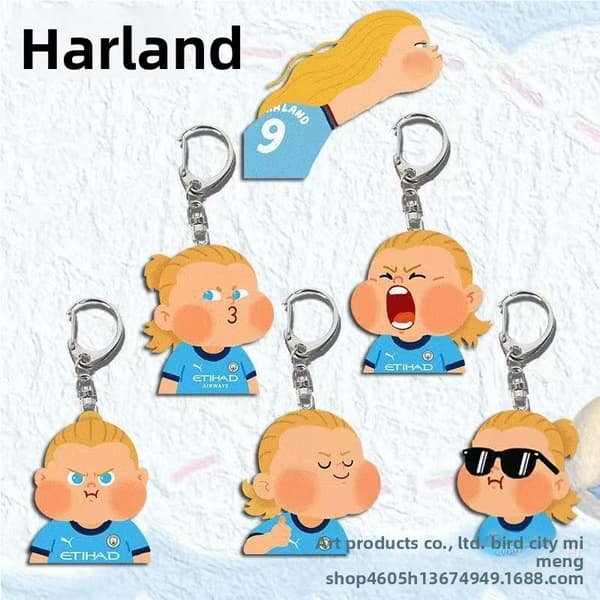 Harland anime abstrakt flygplan akryl nyckelring ryggsäckshänge present till studenter 1 5cm
