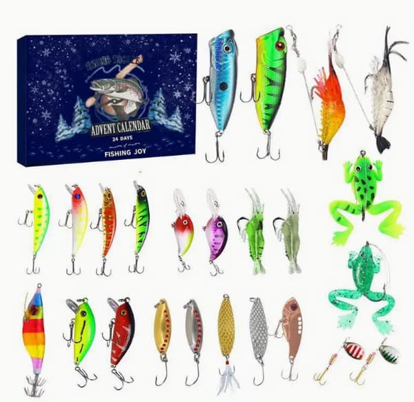 Fiskesett Julekalender Blindboks 4 # 24 gift box set
