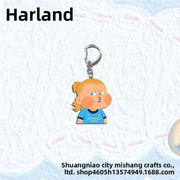 Harland anime abstrakt flygplan akryl nyckelring ryggsäckshänge present till studenter 2 5cm