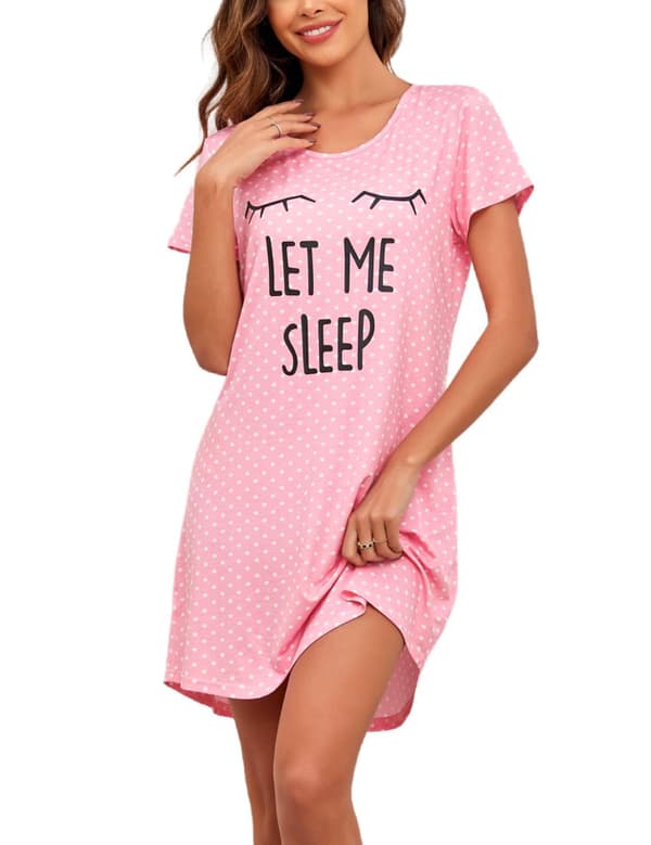 Modekjoler til kvinders hjemmetøj Pink polka dot LET ME L