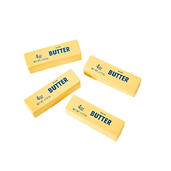 2 våde bløde klæbrige hånd-PU langsom rebound smørpind dekompression kreative brødlegetøj Butter stick small size (14cm)