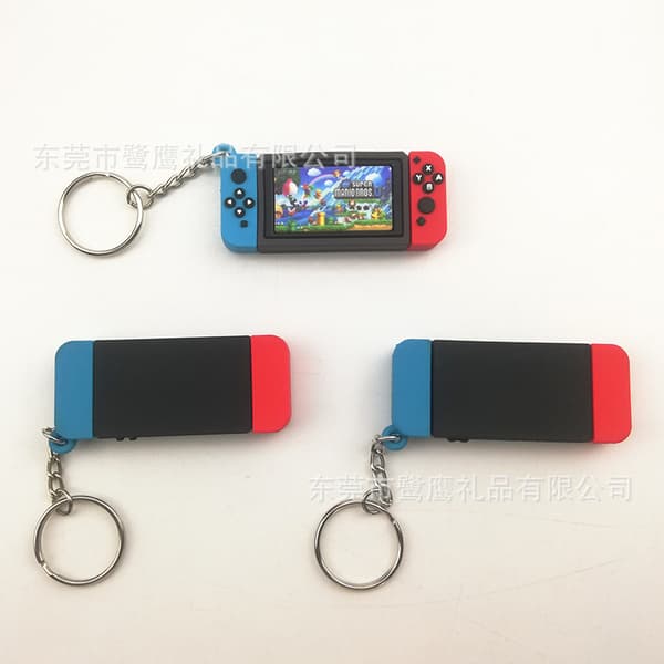 Switch hängande spelkontroll nyckelring klo dockmaskin Mario nyckelring Yellow (without box)