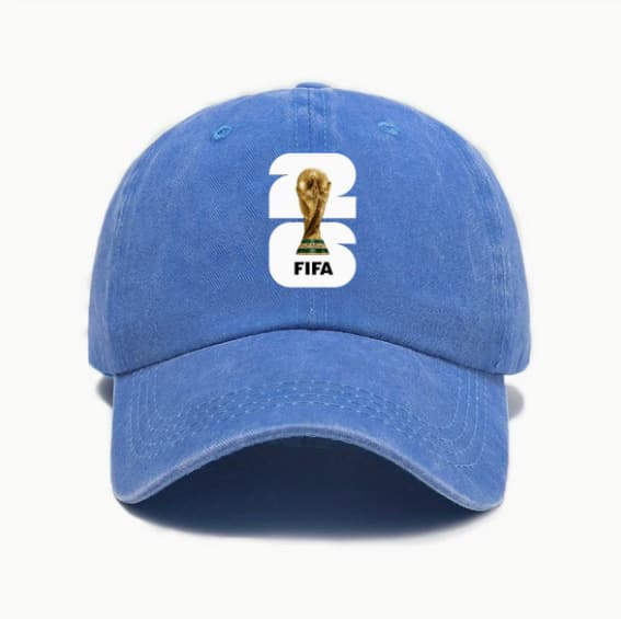 2026 USA Canada Mexico verdenscup vasket trykt baseballcaps for kvinner utendørs solhatt for menn Baolan-E model adjustable size