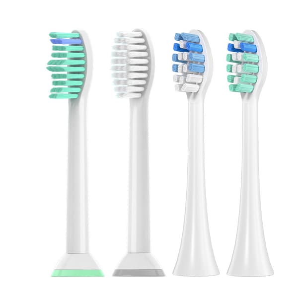 16 stk. egnet til Philips elektrisk tandbørstehoved universal hx6730/9350/9352/C2g2/6512/3697 Sharp and soft white