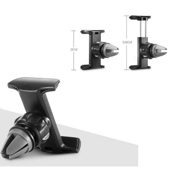 Bilholder - SAMSUNG - Galaxy S23+ - Justerbar - Roter 360° - Sort Sort