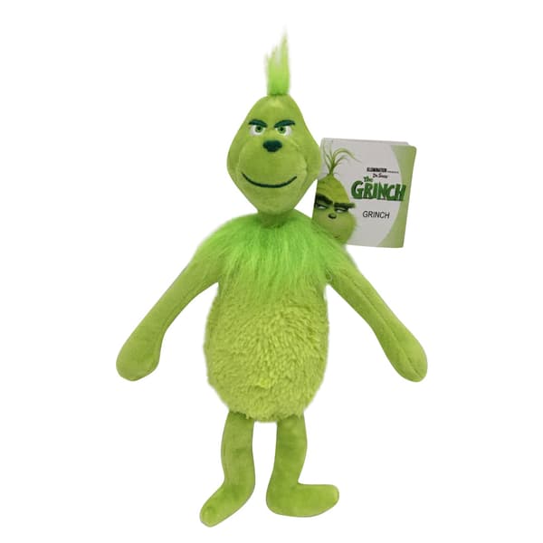 Jule Grinch Plyslegetøj Scarf Grinch