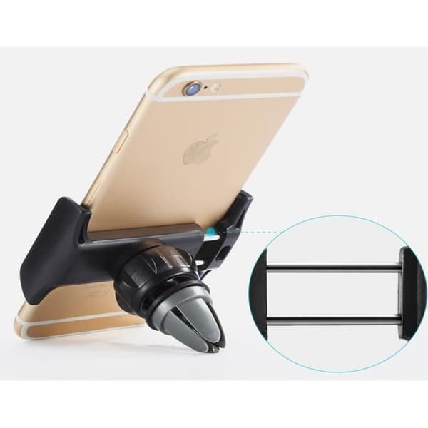Bilholder - SAMSUNG - Galaxy S23+ - Justerbar - Roter 360° - Sort Sort